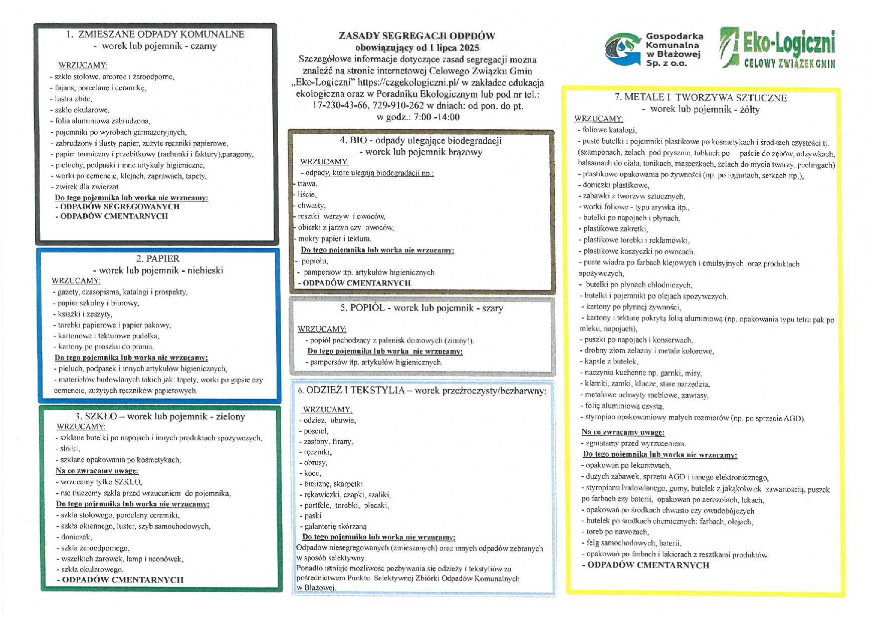 zasady segregacji pdf 1o